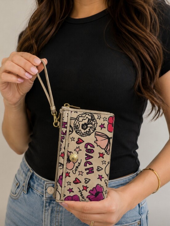 Coach Handbags - Coach Poppy Kyra Floral Print Wallet